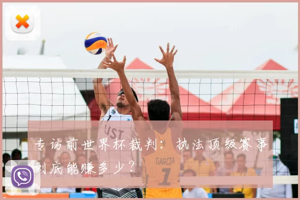 专访前世界杯裁判：执法顶级赛事到底能赚多少？