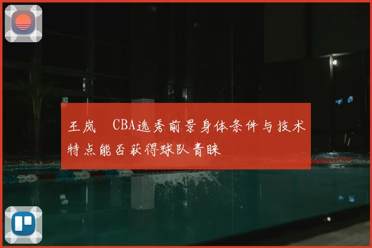王岚嵚CBA选秀前景身体条件与技术特点能否获得球队青睐