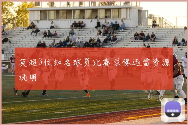 英超3位知名球员比赛录像迅雷资源说明